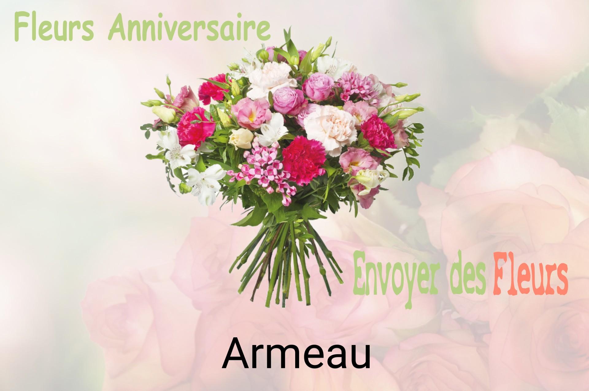 Bouquet de fleurs d’anniversaire livré à Armeau